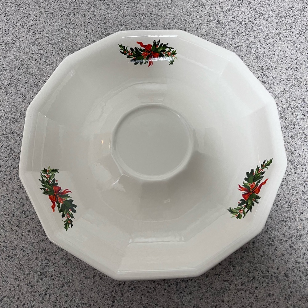 Pfaltzgraff Christmas Heritage Chip & Dip Platter